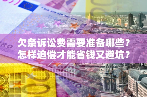 济南欠条诉讼费需要准备哪些？怎样追偿才能省钱又避坑？