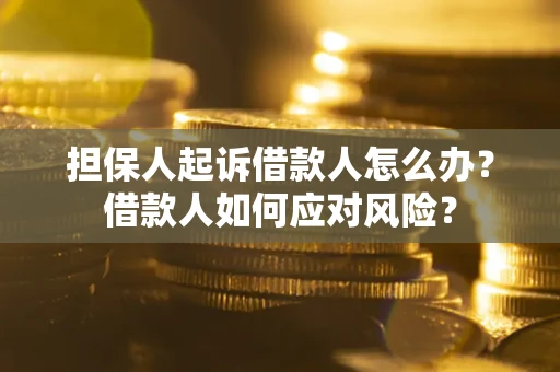 济南担保人起诉借款人怎么办？借款人如何应对风险？