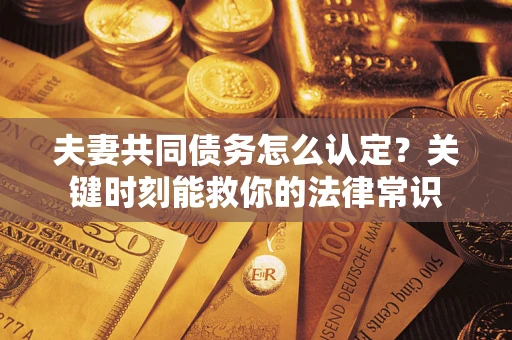 济南夫妻共同债务怎么认定？关键时刻能救你的法律常识
