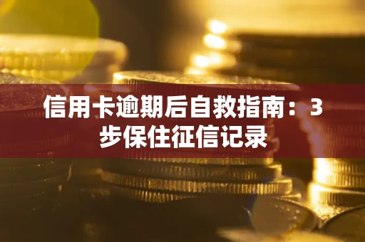 济南信用卡逾期后自救指南：3步保住征信记录