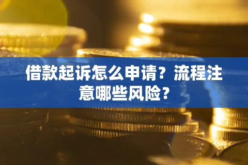 济南借款起诉怎么申请？流程注意哪些风险？