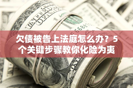 济南欠债被告上法庭怎么办？5个关键步骤教你化险为夷